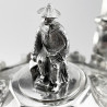 Large Victorian Silver Plated Kettle on Stand