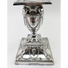 Decorative Pair of Walker & Hall Victorian Silver Plated Dwarf Candlesticks