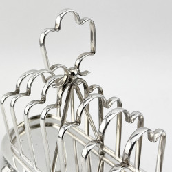 Good Quality Victorian Silver Plated Toast Rack