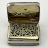 Original William IV Sterling Silver Vinaigrette