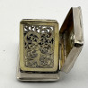 Original William IV Sterling Silver Vinaigrette