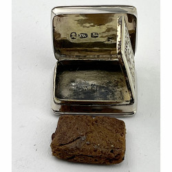 Original William IV Sterling Silver Vinaigrette