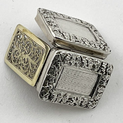 Original William IV Sterling Silver Vinaigrette