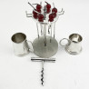 Silver Plated R.H.V. & Co Cherry Pick Cocktail Stand