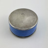 Superb Quality and Condition Blue Guilloche Enamel Box