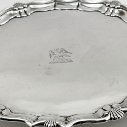 Good Quality George II Sterling Silver Salver