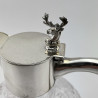 Unusual Late Victorian Silver Plated Claret Jug