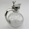 Unusual Late Victorian Silver Plated Claret Jug