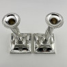 Pair of Superb Quality Victorian Sterling Silver Candlesticks