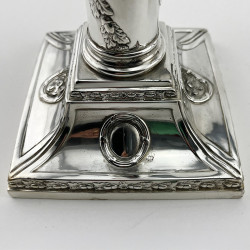 Pair of Superb Quality Victorian Sterling Silver Candlesticks