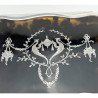 Large Rectangular Edwardian Tortoiseshell and Silver Jewellery or Trinket Box