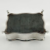Large Rectangular Edwardian Tortoiseshell and Silver Jewellery or Trinket Box