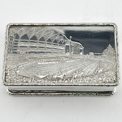 Superb Quality Royal Ascot Sterling Silver Presentation Box