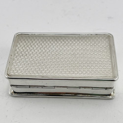Superb Quality Royal Ascot Sterling Silver Presentation Box
