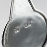Oval Shaped Body Late Victorian Sterling Silver Claret Jug