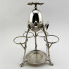 Victorian Silver Plated Bar Lemon Squeezer with Acorn Shaped Body