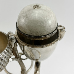 Victorian Silver Plated Bar Lemon Squeezer with Acorn Shaped Body