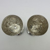 Pair of Georgian Sterling Silver Good Quality Goblets