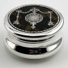Edwardian William Comyns Sterling Silver and Tortoiseshell Trinket Box (1905)