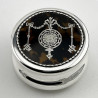 Edwardian William Comyns Sterling Silver and Tortoiseshell Trinket Box