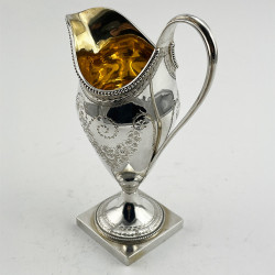 Victorian Georgian Style Sterling Silver Cream Jug