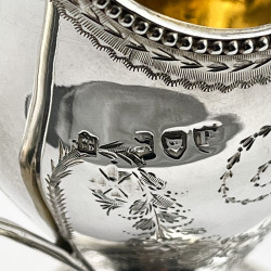 Victorian Georgian Style Sterling Silver Cream Jug