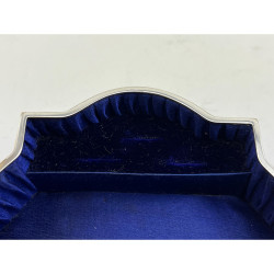 Large Oval Sterling Silver Jewellery or Trinket Box
