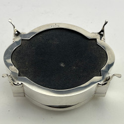 Large Oval Sterling Silver Jewellery or Trinket Box