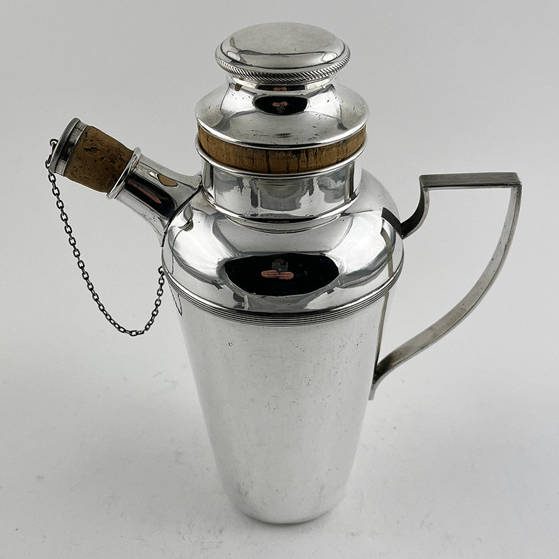 Good Quality James Dixon & Sons Silver Plated Cocktail Shaker (c.1940)