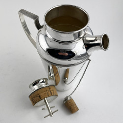 Good Quality James Dixon & Sons Silver Plated Cocktail Shaker