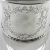 Large George II Sterling Silver Lidded Tankard