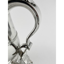 Large George II Sterling Silver Lidded Tankard