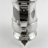 Large George II Sterling Silver Lidded Tankard
