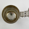 Large George II Sterling Silver Lidded Tankard