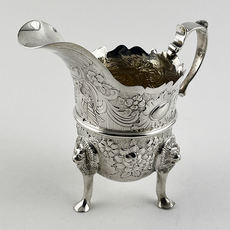 Superb Quality Irish Style Late Victorian Sterling Silver Cream Jug (1899)