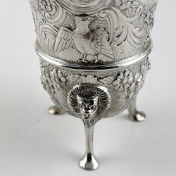 Superb Quality Irish Style Late Victorian Sterling Silver Cream Jug
