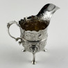 Superb Quality Irish Style Late Victorian Sterling Silver Cream Jug