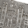 Early Victorian Castle Top Silver Vinaigrette Depicting Windsor Castle