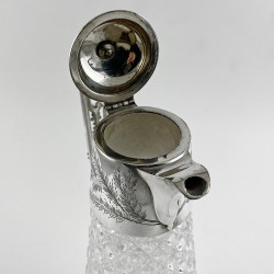 Very Decorative Late Victorian Silver Plated Claret Jug