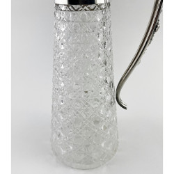 Very Decorative Late Victorian Silver Plated Claret Jug