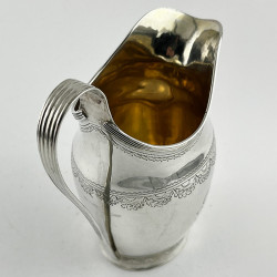 Charming George II Sterling Silver Cream Jug