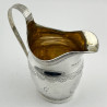 Charming George II Sterling Silver Cream Jug (1789)