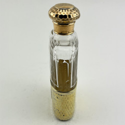 Superb Quality Sterling Silver Gilt Hip Flask