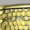 Superb Quality Sterling Silver Gilt Hip Flask