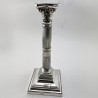 Pair of Georgian Style Sterling Silver Candlesticks