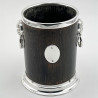 Decorative and Unusual Oak & Silver Plated Soda or Bottle Stand