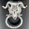 Decorative and Unusual Oak & Silver Plated Soda or Bottle Stand