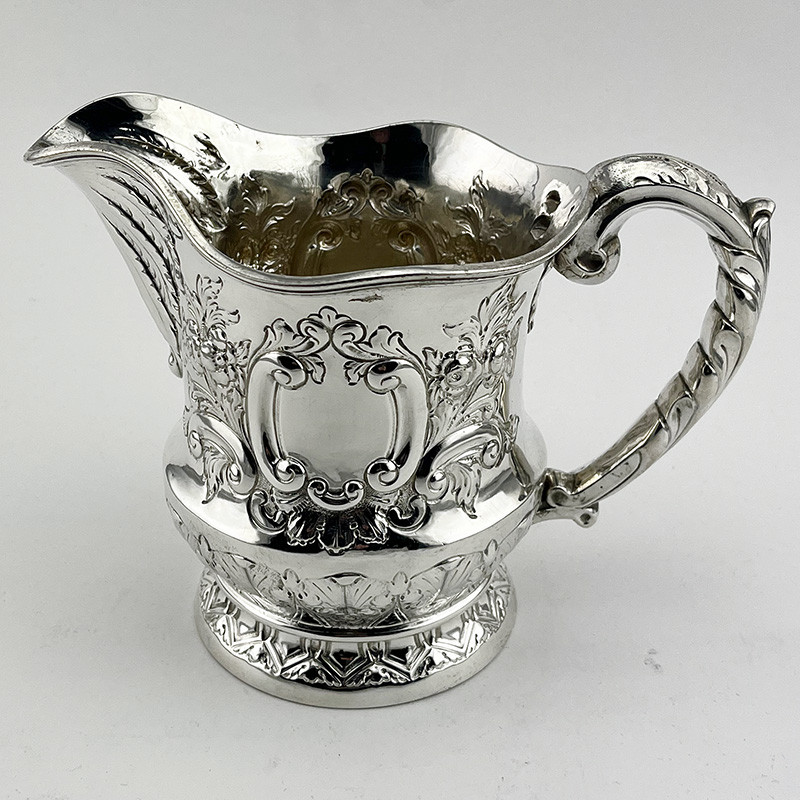 Decorative Nathan & Hayes Sterling Silver Water or Beer Jug (1904) Decorative Nathan & Hayes Sterling Silver Water or Beer Jug (1904)