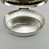 Impressive Large Oval Sterling Silver Biscuit or Trinket Box