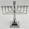 Good Quality Not Loaded Sterling Silver Menorah Lamp (1946)